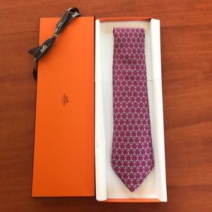 Authentic hermes tie